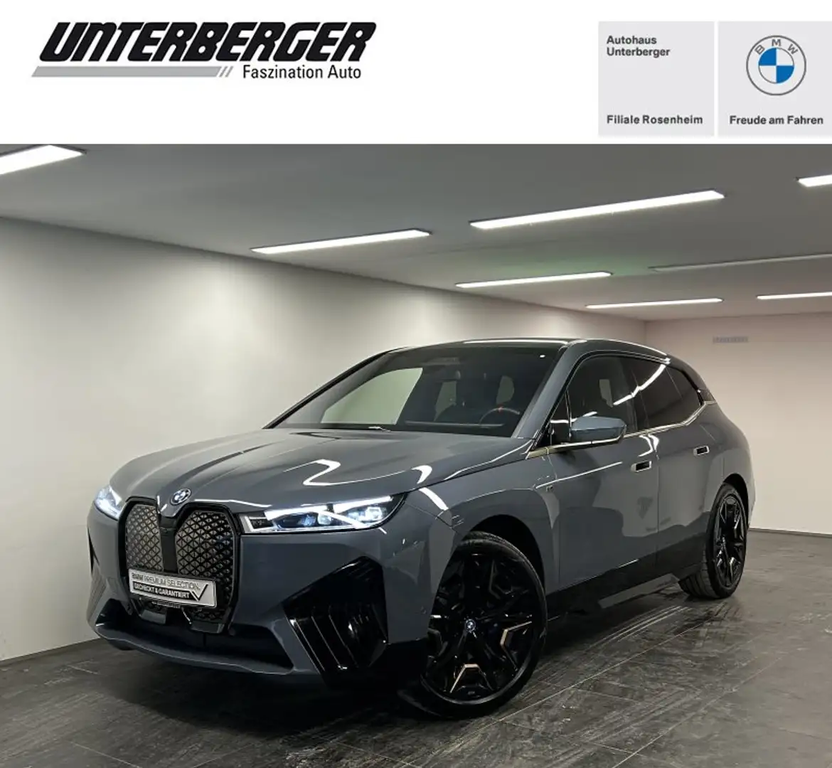 BMW iX M60 M Sportpaket Pano. PA. Prof. B&W DAB Laser AHK Grau - 1