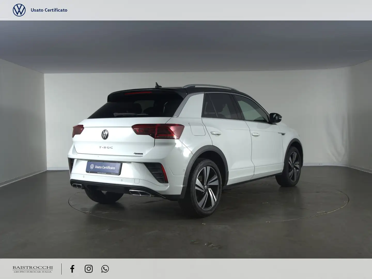 Volkswagen T-Roc 2.0 tdi style 4motion 150cv dsg Bianco - 2