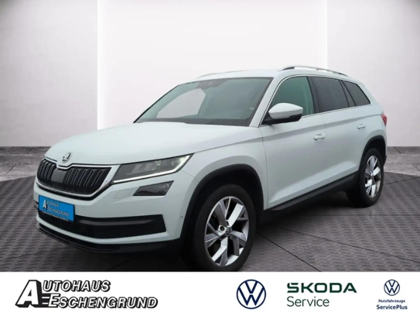 Skoda Kodiaq 2.0 TDI DSG 4x4 Style AHK NAV ACC STANDHZG AREA-V Wit - 1