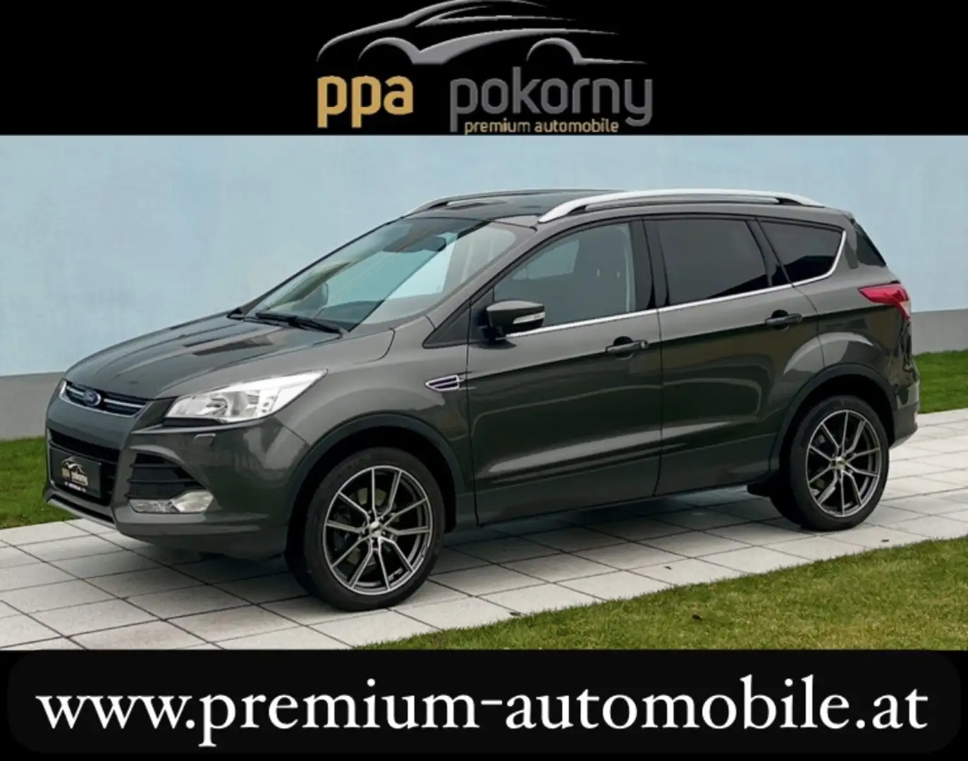 Ford Kuga 2,0 TDCi Titanium - Topzustand - AHK - 8-fach Grau - 1