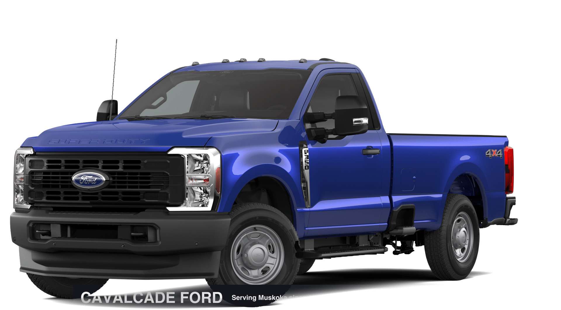 Blue 2026 Ford F-350 Super Duty Pickup Truck Four-Wheel Drive