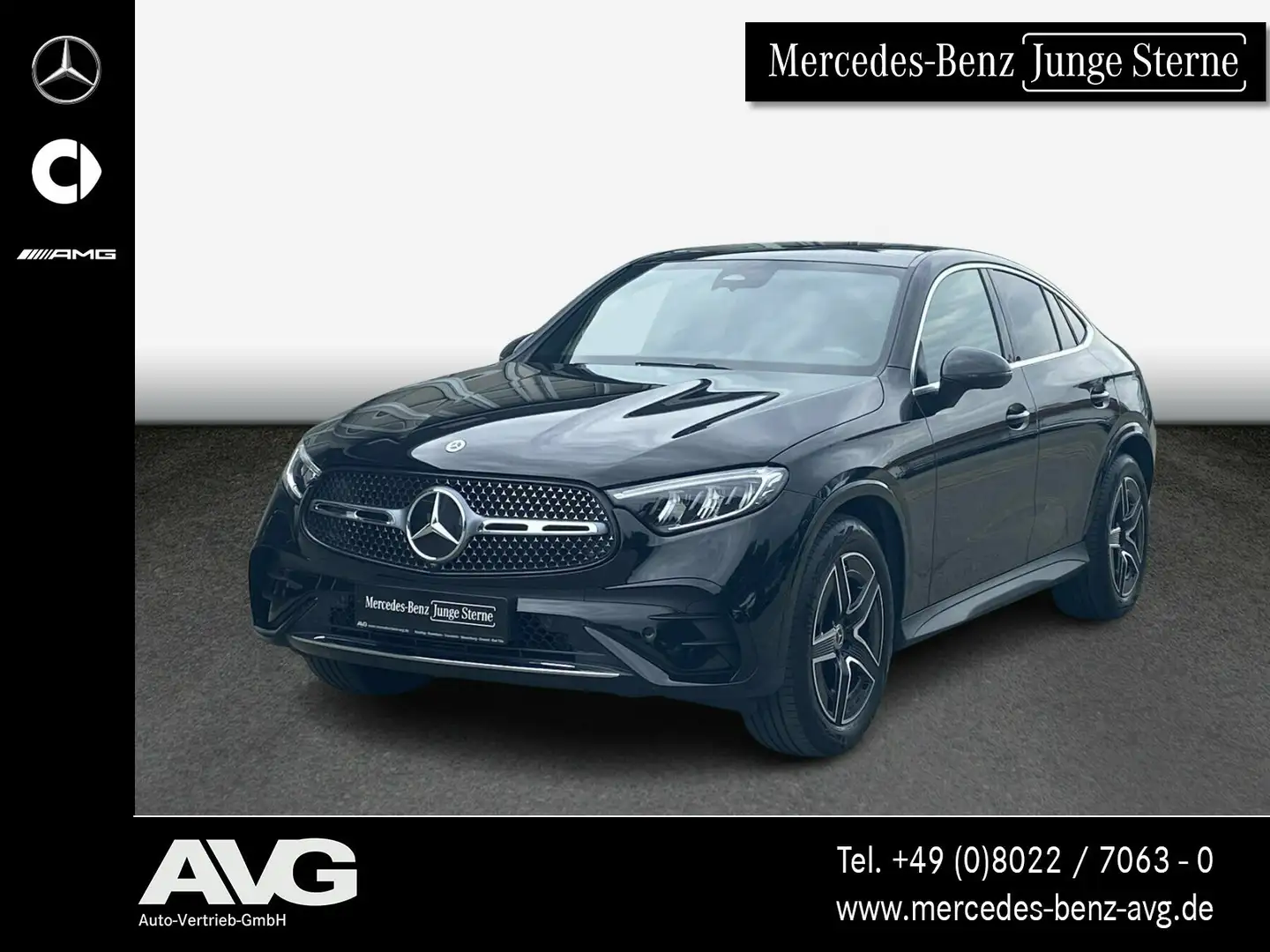 Mercedes-Benz GLC 300 GLC 300 4M Coupé AMG Pano AHK Stndhzg Memory Navi Schwarz - 1