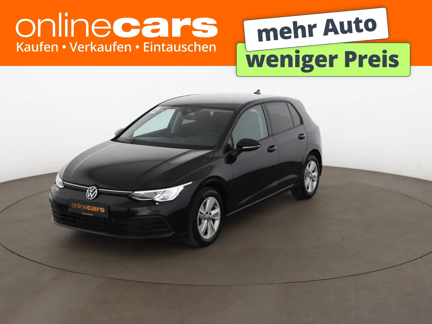 Volkswagen Golf VIII 2.0 TDI Life Aut LED RADAR NAVI SITZHZG Schwarz - 1