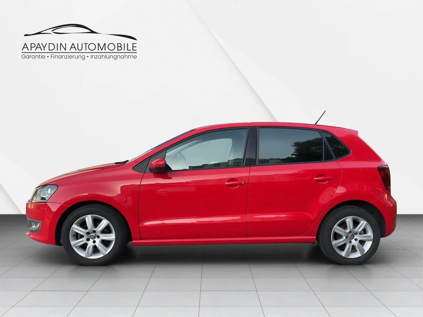 Volkswagen Polo V 1.4 Highline KLIMA ALU 2.HAND 5-TÜRIG Rosso - 2