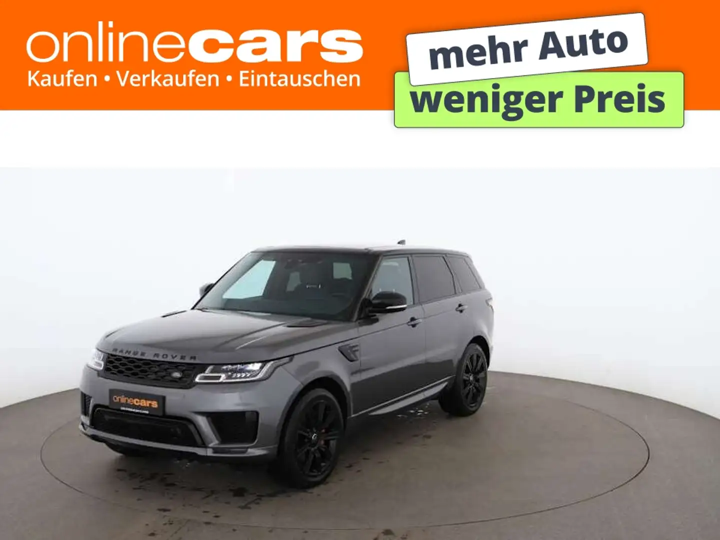 Land Rover Range Rover Sport 2.0 PHEV Aut LED LUFT SKY NAVI Grau - 1