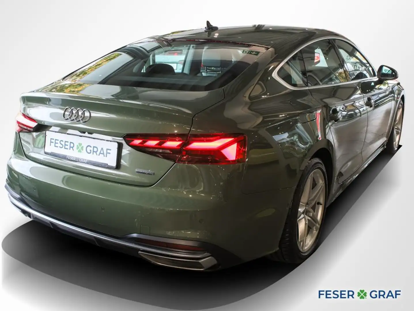 Audi A5 Sportback 40 TDI qu. advanced Navi RüKa Sitzh. Grün - 2
