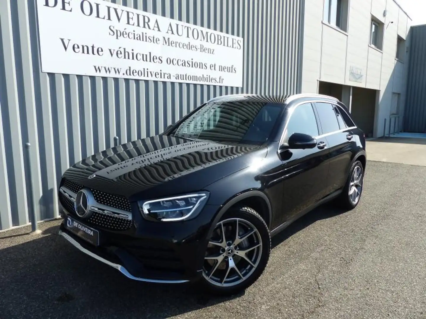 Mercedes-Benz GLC 300 300 de 194+122ch AMG Line 4Matic 9G-Tronic Noir - 1