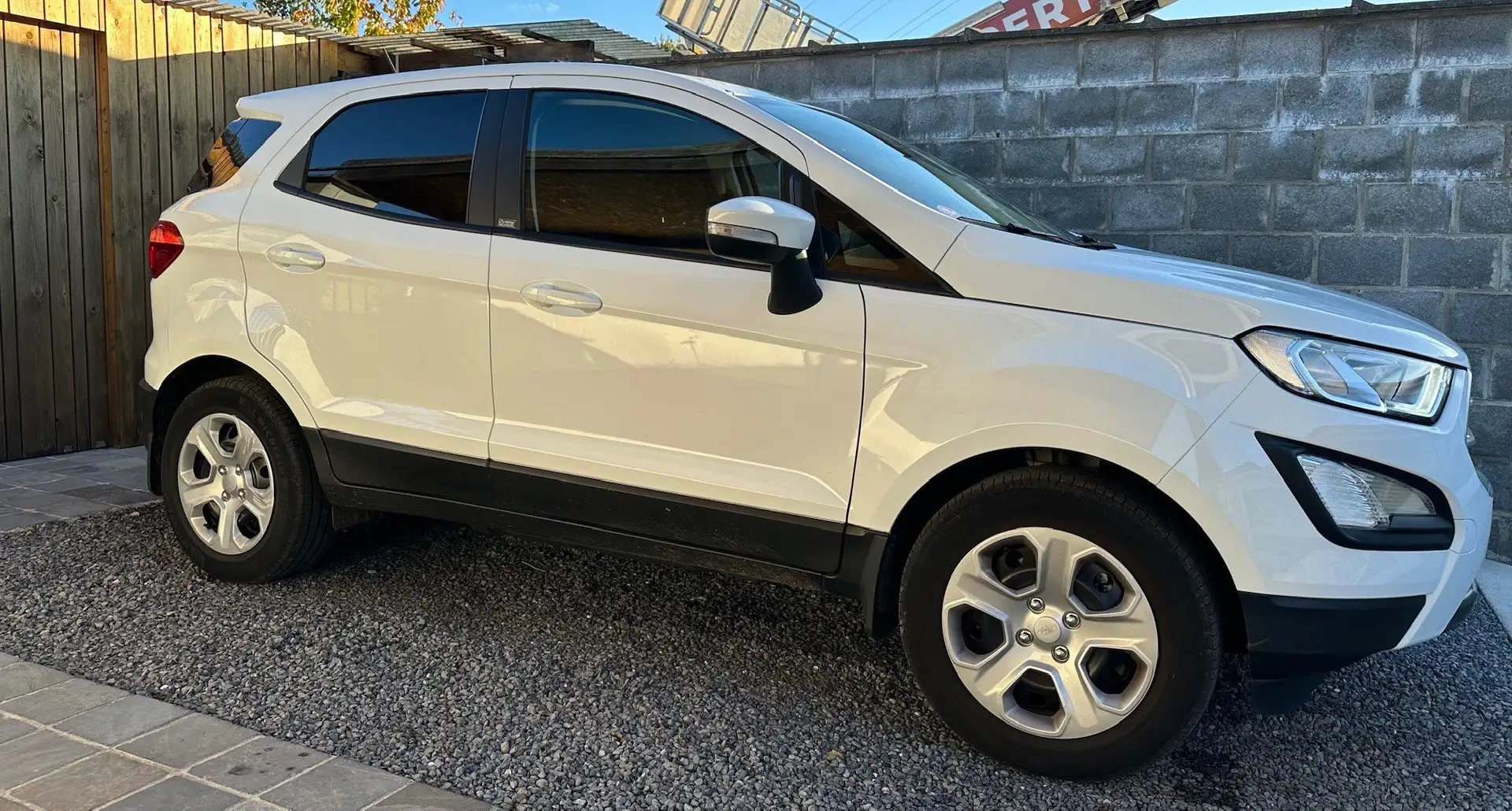 Ford EcoSport 1.0 EcoBoost Airco Zetelverw CarPlay 36000km Blanc - 1