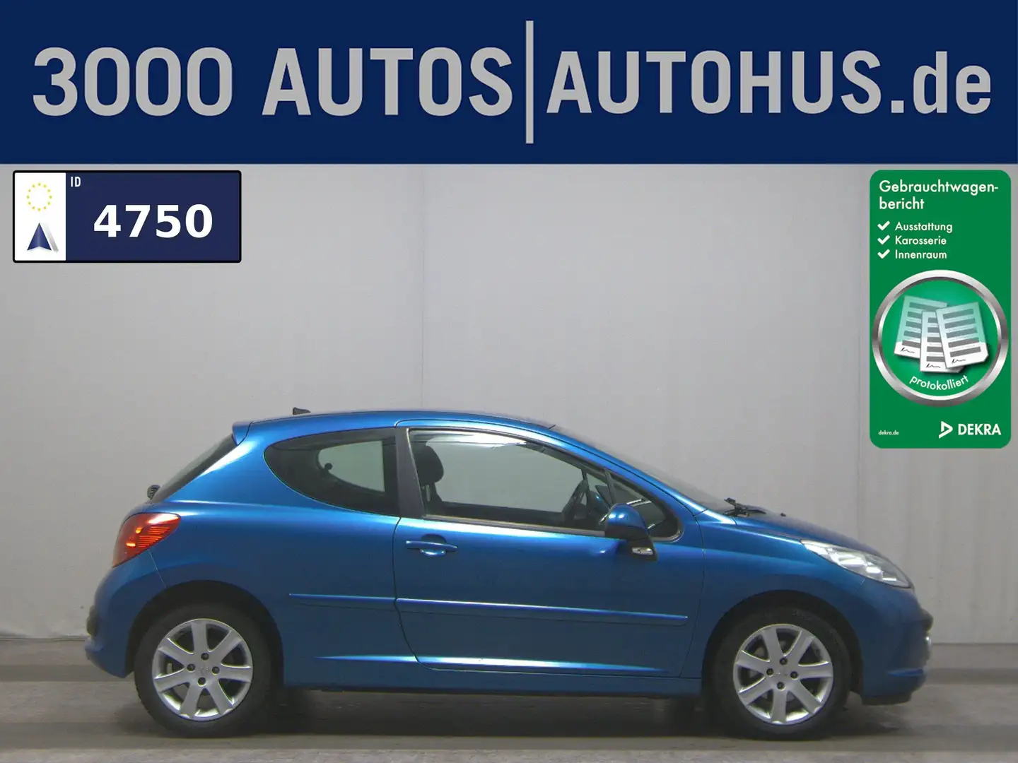 Peugeot 207 1.6 16V  ABS Radio Klima Blau - 1