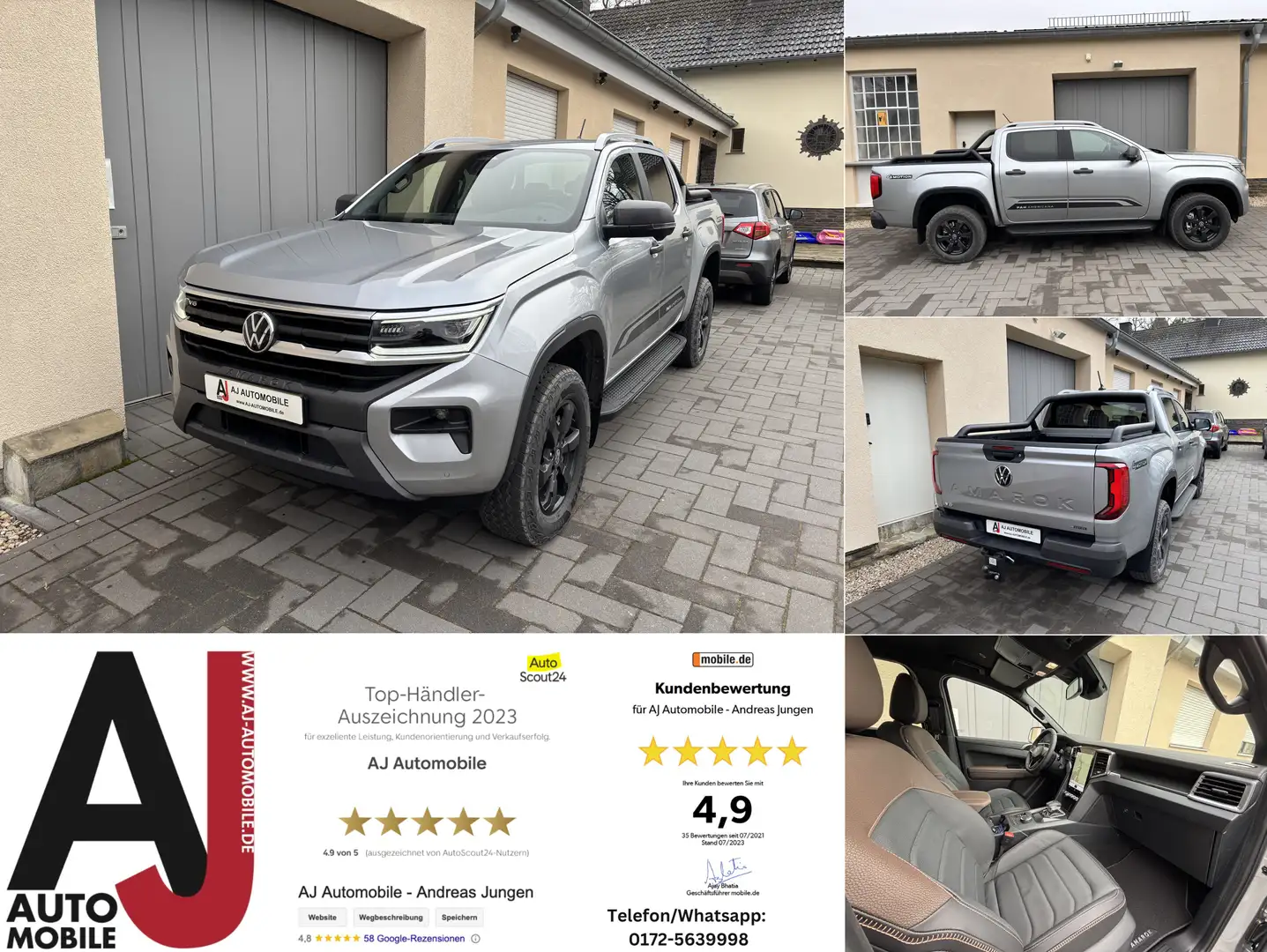 Volkswagen Amarok 3.0 TDi PanAmericana 2 Wochen Lieferzeit Zilver - 1