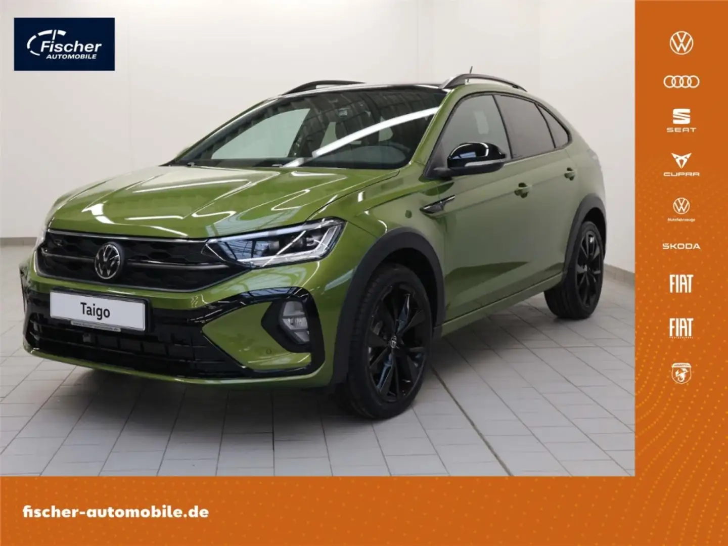 Volkswagen Taigo 1.0 TSI OPF R-Line Black Style Grün - 1