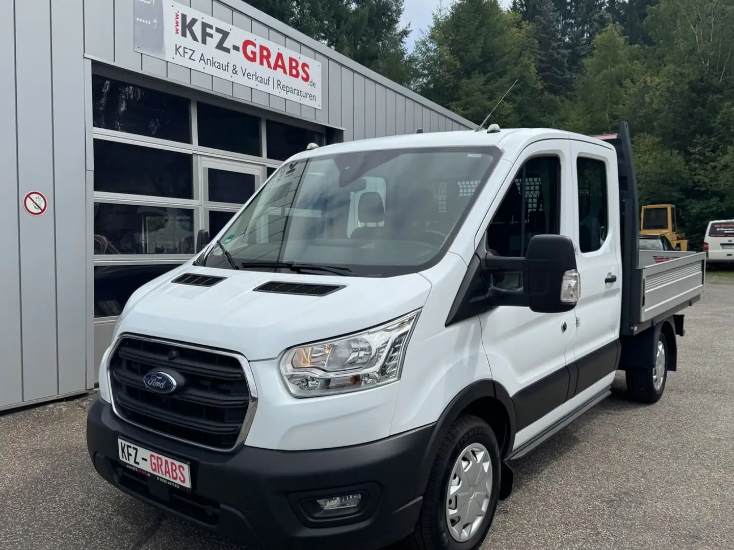 Ford Transit Pritsche 310 L2 Doppelkabine Trend AHK Weiß - 1