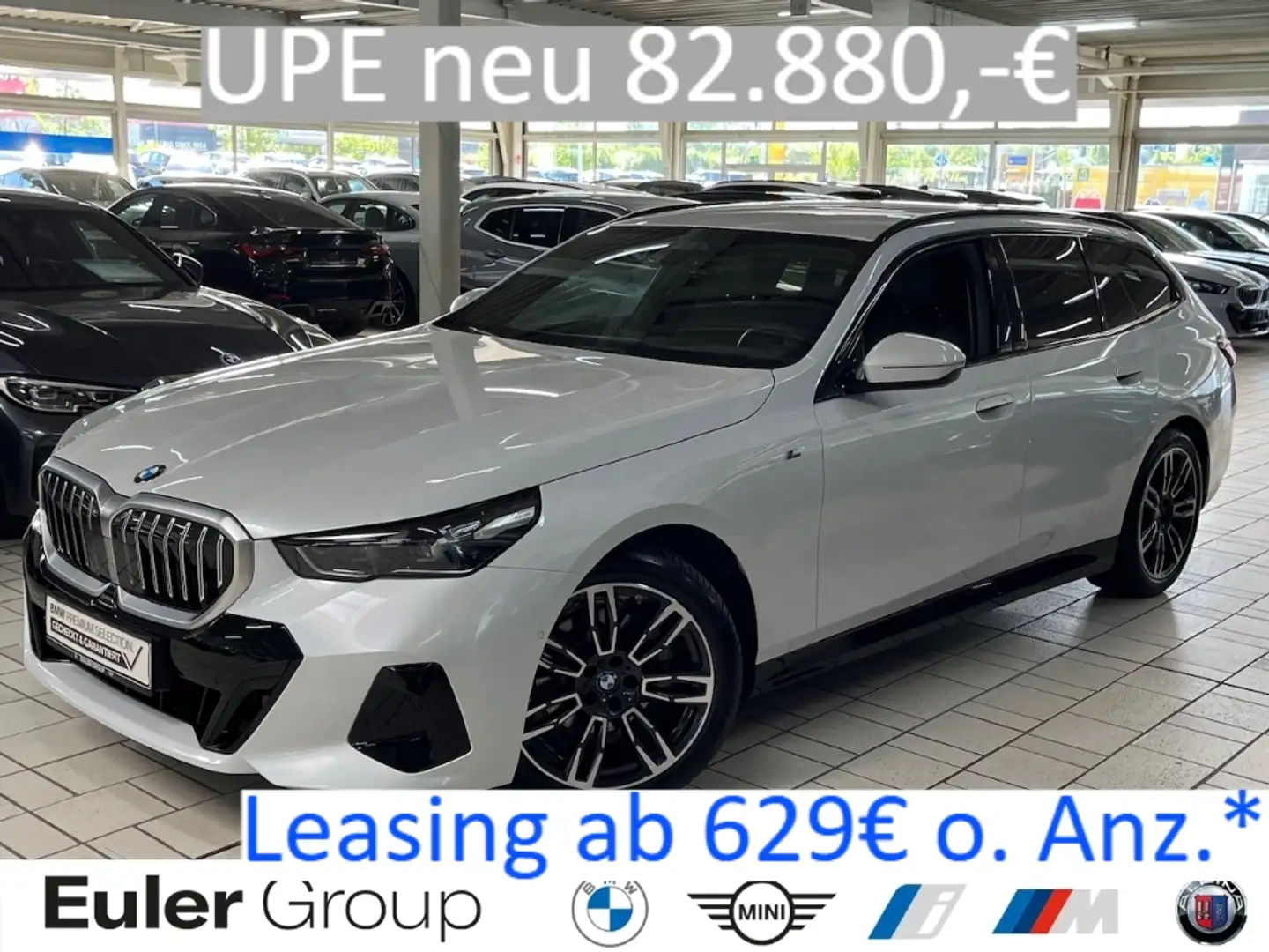 BMW 520 d xDrive Touring M Sport AHK StandHzg Travel+Comf. Weiß - 1