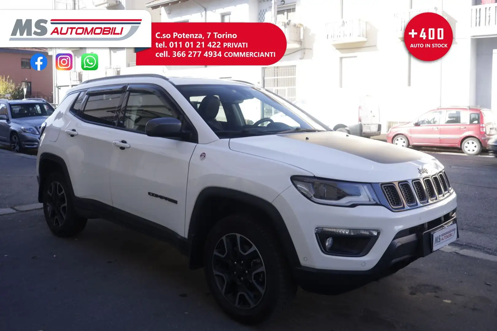 Jeep Compass Jeep Compass 2.0 Multijet II 170 aut. 4WD Trailha Blanc - 1