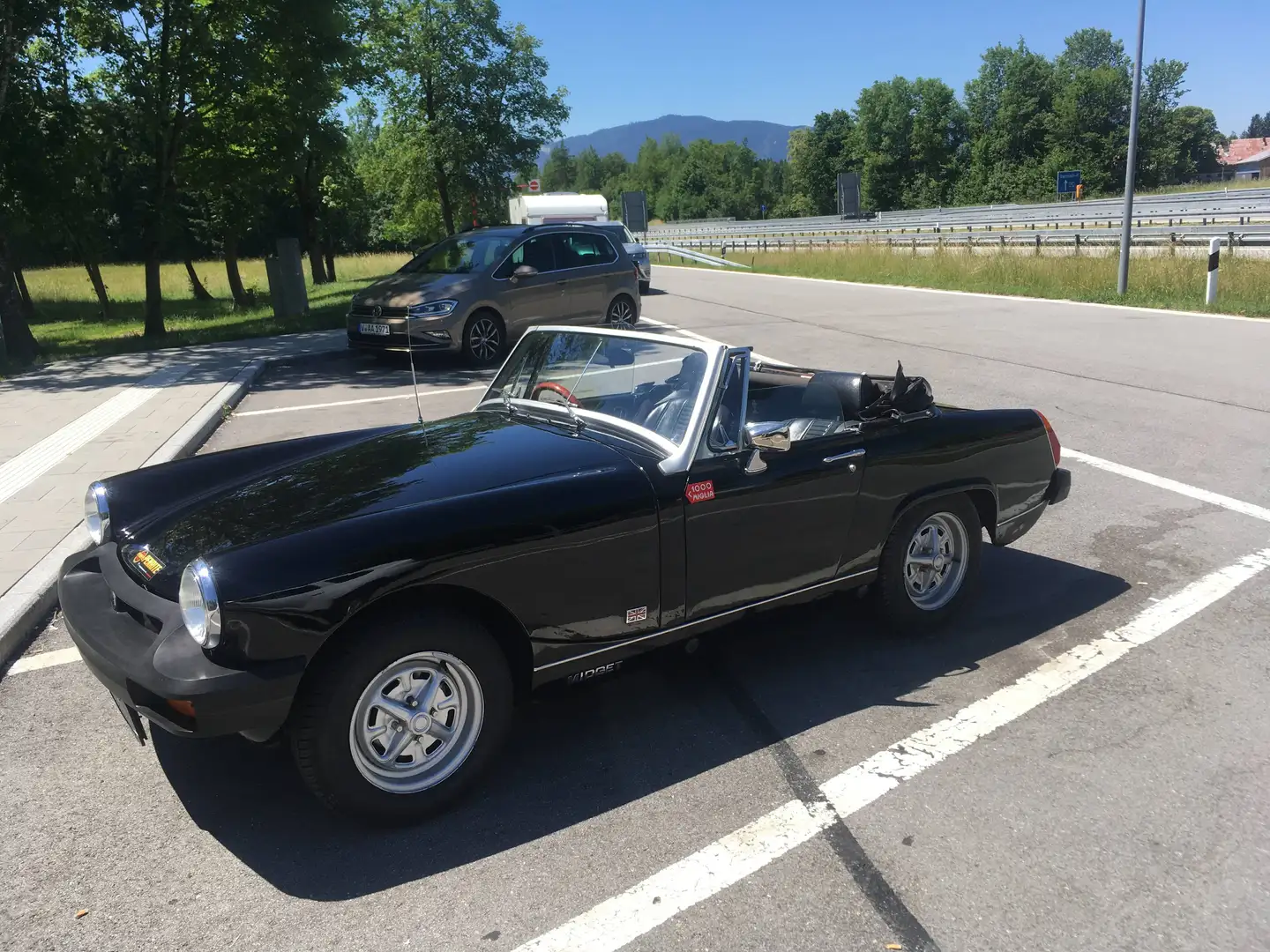 MG Midget Cabrio - Rechtslenker - Black Batch Edition Schwarz - 2