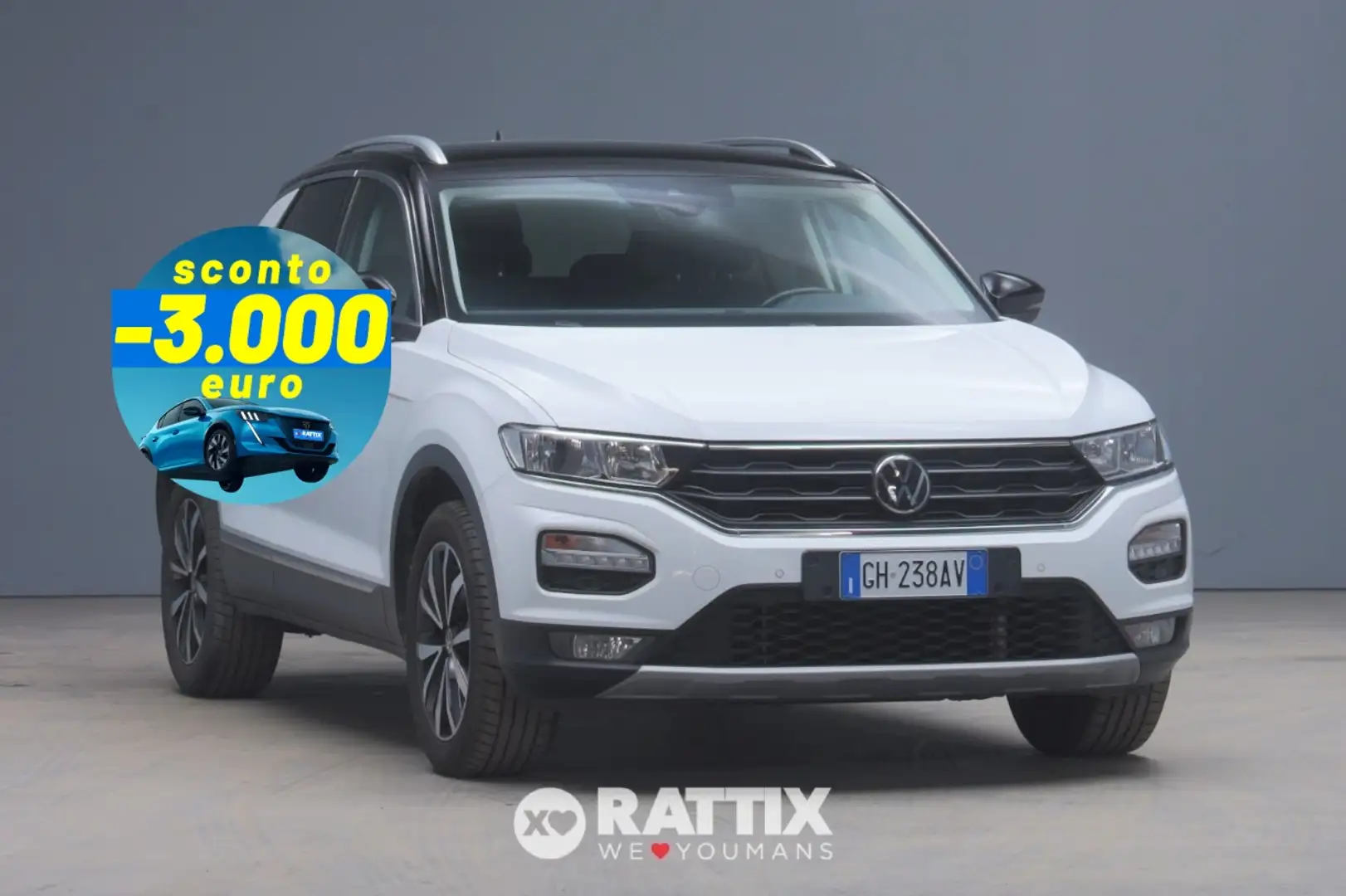 Volkswagen T-Roc 1.0 TSI 110CV Style Bianco - 1