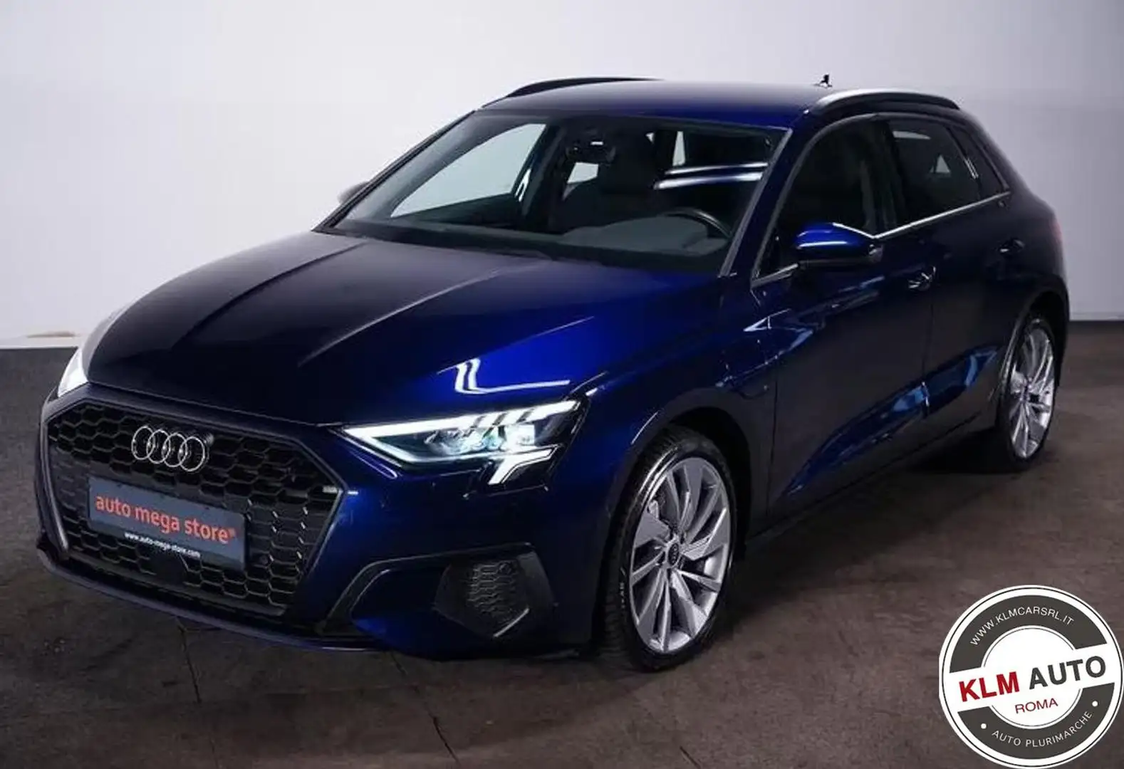Audi A3 SPB 40 TFSI PLUG IN S tronic S line Bleu - 1