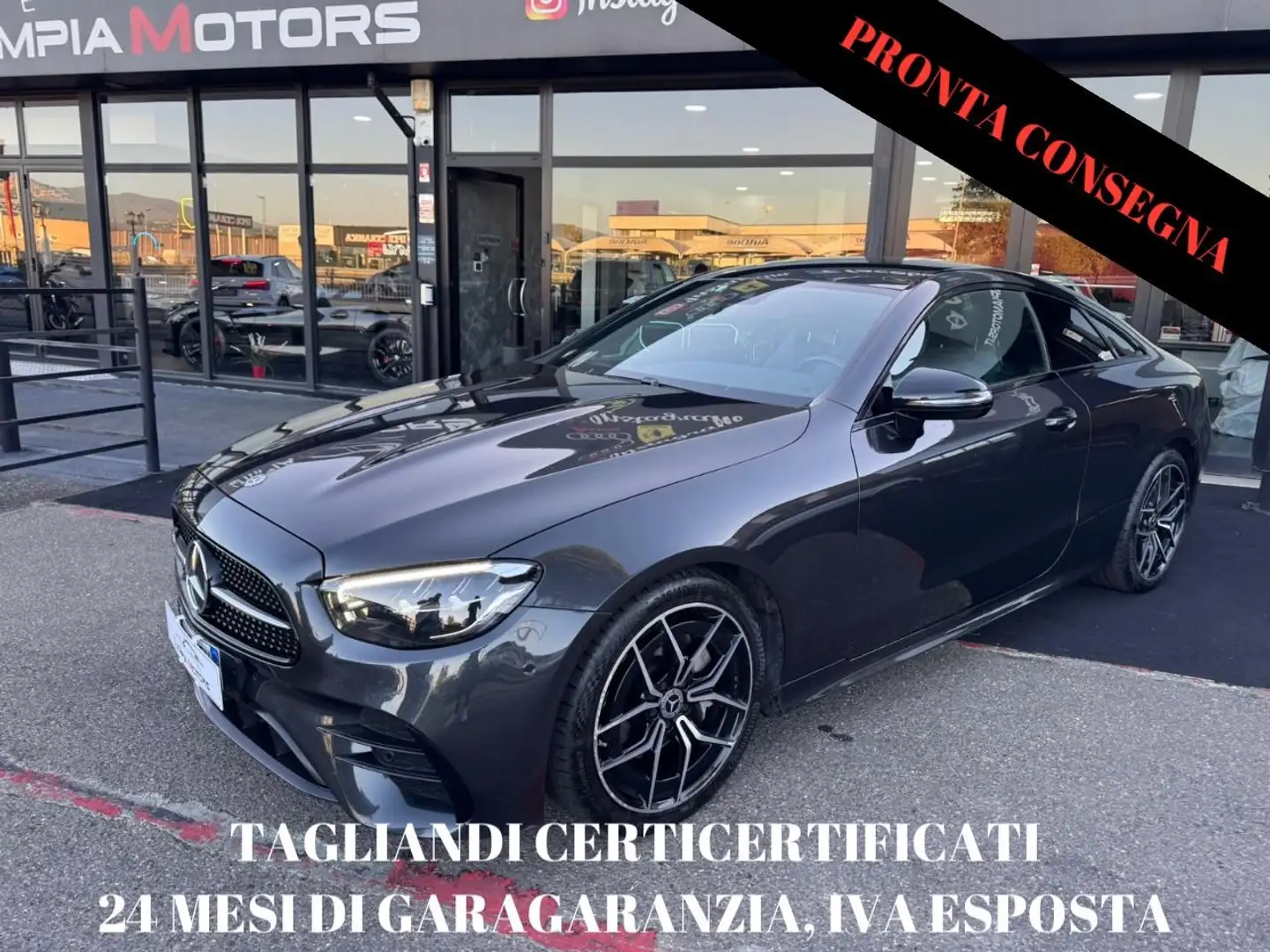 Mercedes-Benz E 220 D COUPE' AMG PREMIUM LED KAMERA Grigio - 1