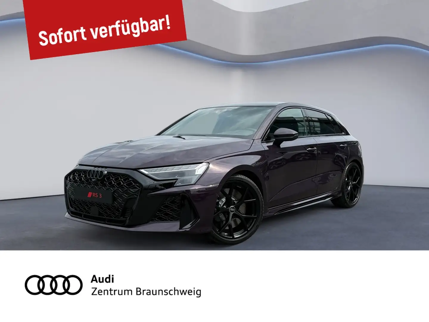 Audi RS3 RS 3 Sportback PANO+MATRIX+SCHALE+SPORT-AGA+RFK Mauve - 1