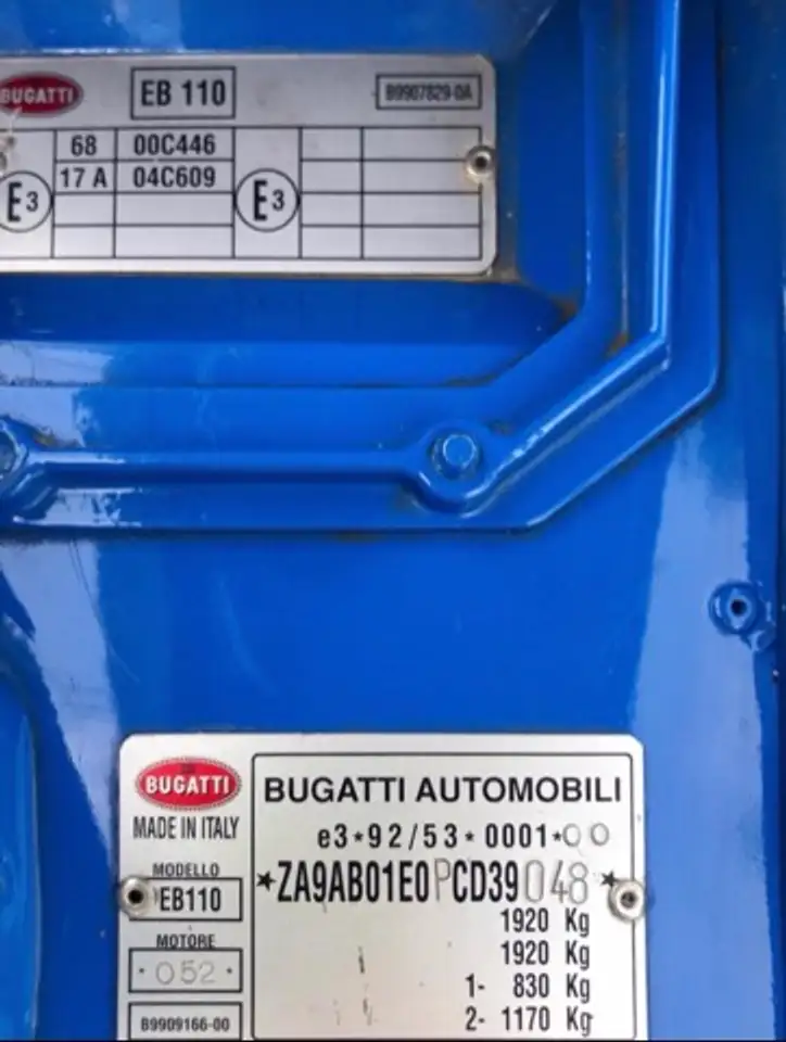 usato Bugatti EB 110 Coupé a Belvedere di Tezze sul Brenta - Vicenza - Vi  per € 2.200.000,-