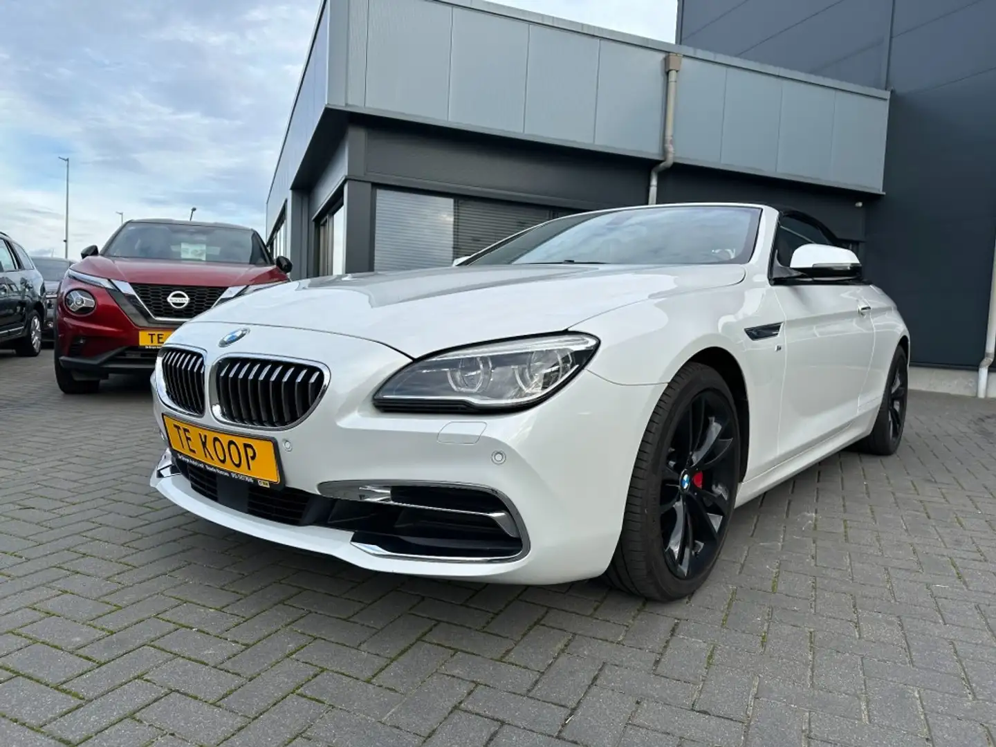 BMW 640 640i Cabrio High Executive Navi Leder 63000 KM !! Blanc - 2