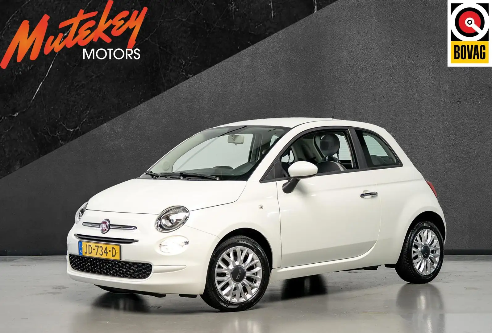 Fiat 500 0.9 TwinAir Turbo Popstar Weiß - 1