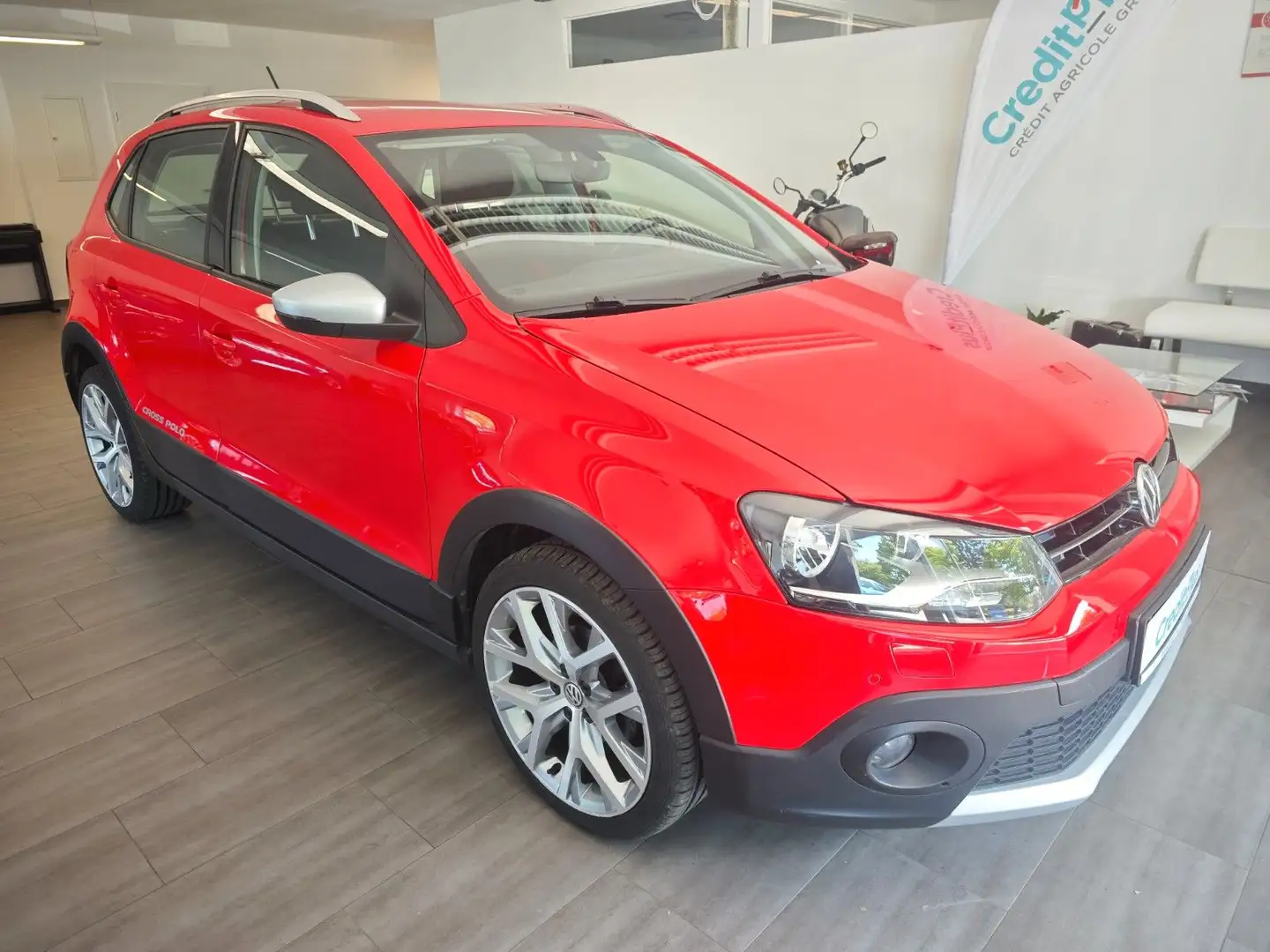 Volkswagen Polo V Cross BMT*Climatronic*PDC*Sportsitze Rot - 1