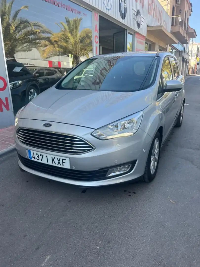Ford Grand C-Max 1.0 EcoB. Auto-S&S Titanium 125 Argent - 1