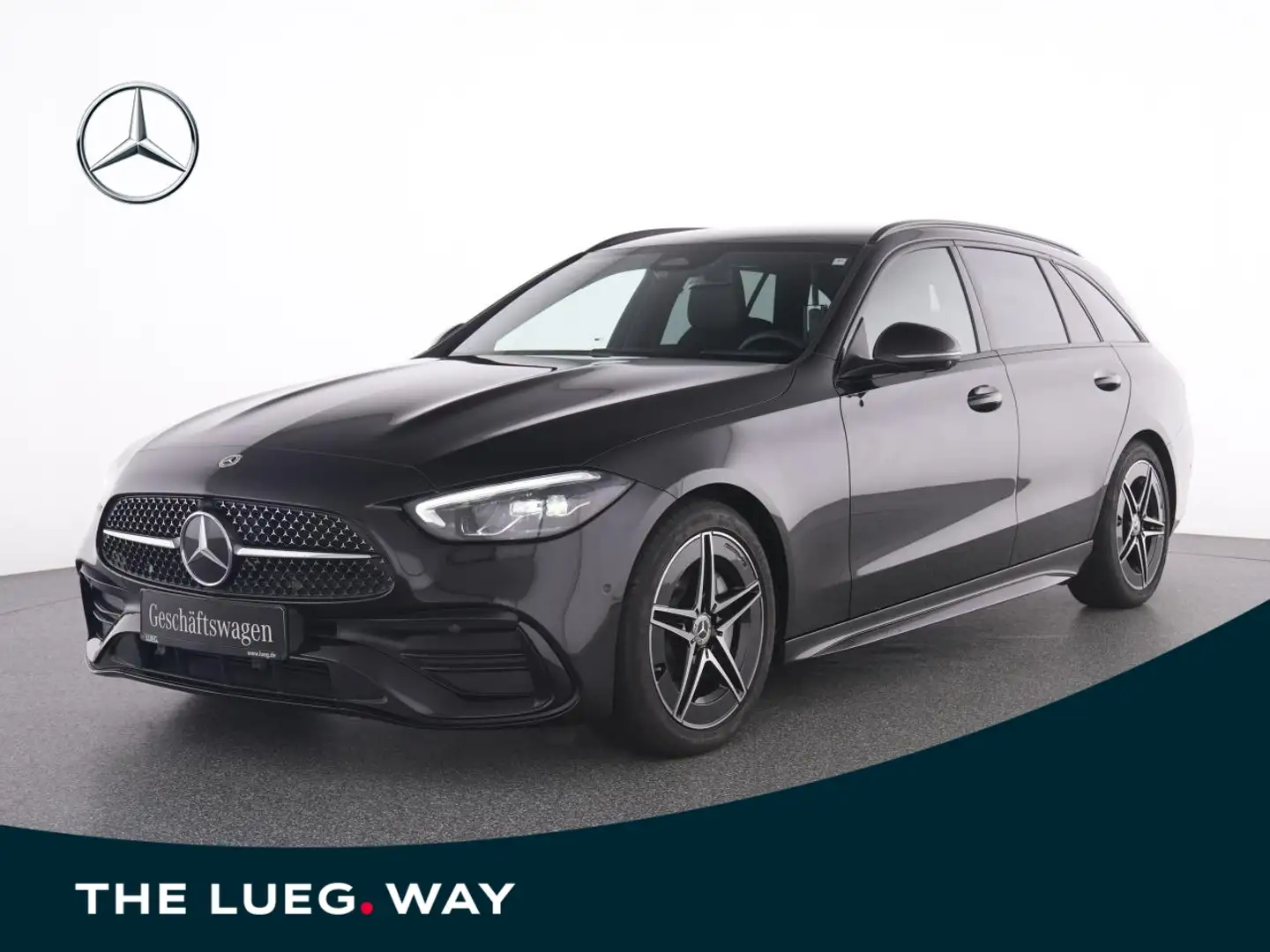 Mercedes-Benz C 180 T AMG+NIGHT+STANDHZG+AHK+SOUND+MEMORY+360° Noir - 1