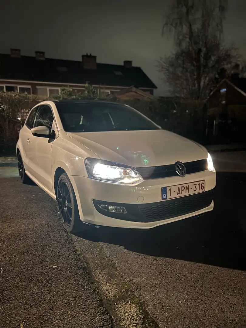 Volkswagen Polo 6R 1.2i Black Edition Wit - 1