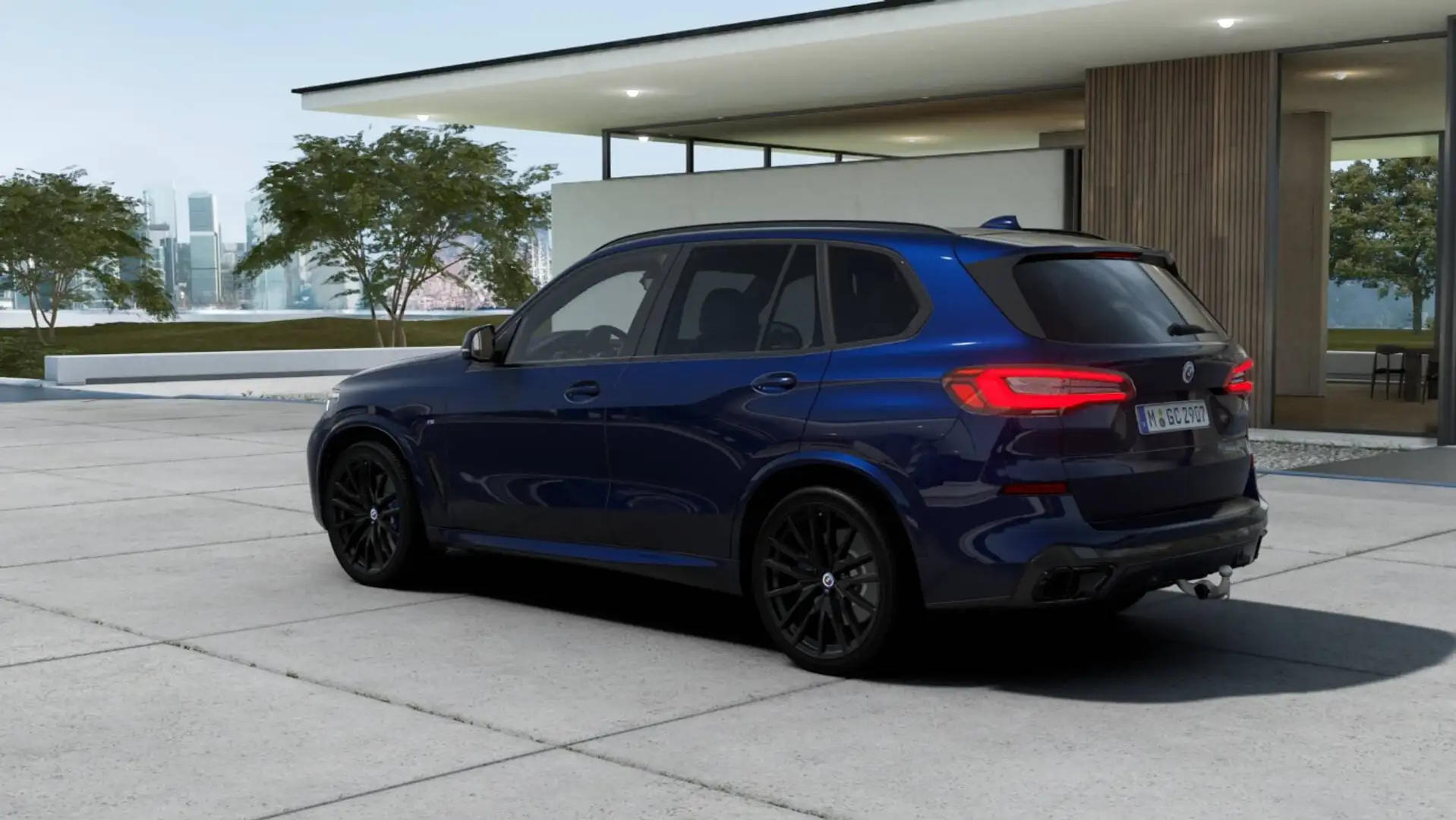 BMW X5 xDrive 40d ///M-Sport SkyLounge TV+ Laser AHK Blau - 2