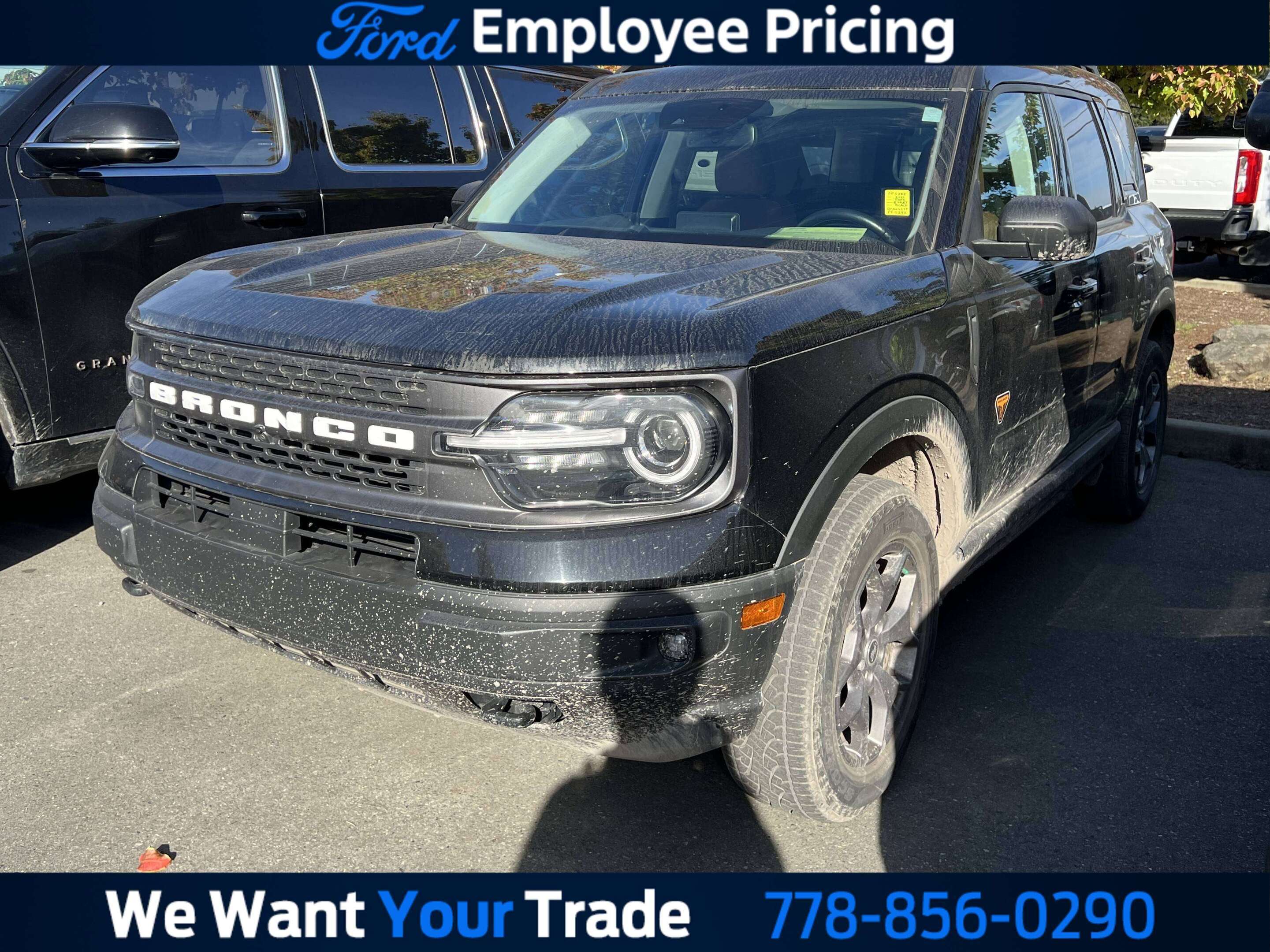 Black 2022 Ford Bronco Sport SUV / Crossover All-Wheel Drive Automatic