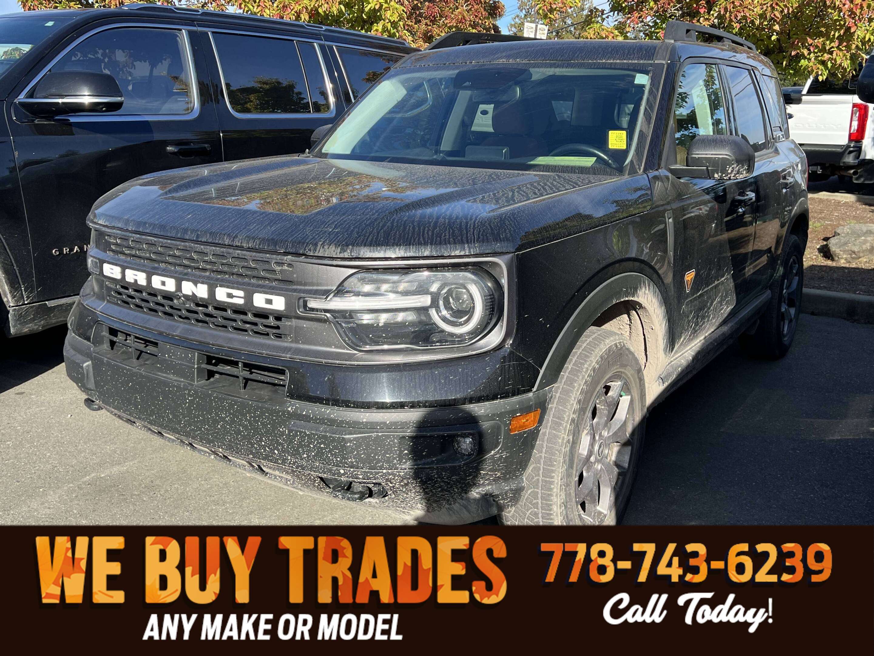 Black 2022 Ford Bronco Sport SUV / Crossover All-Wheel Drive Automatic