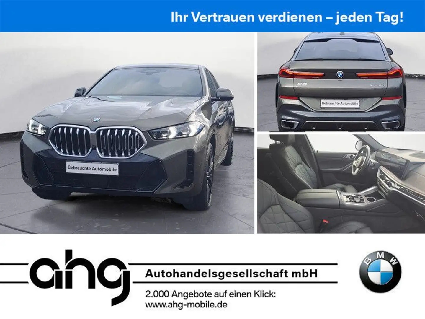 BMW X6 M X6 xDrive30d M Sport Innovationsp. Komfortsitze Gris - 1
