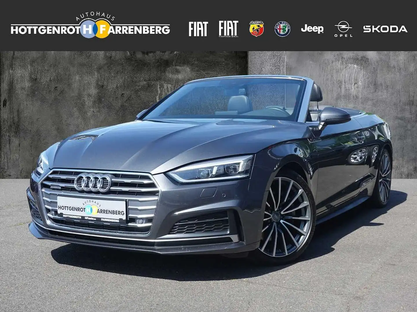 Audi A5 F5 Cabriolet 2.0 TFSI S-tronic Quattro Sport Grau - 1