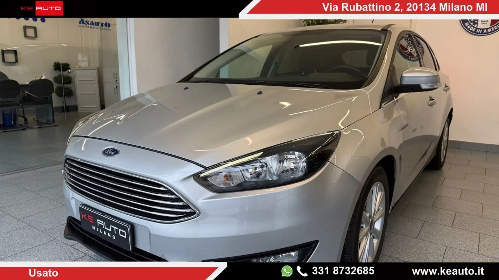 Ford Focus Focus IV 2015 5p 1.5 tdci Titanium s Argento - 1