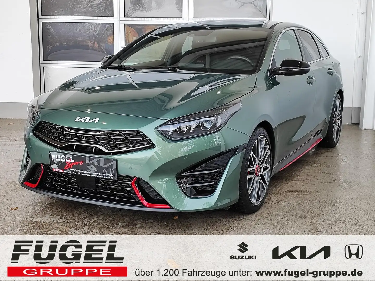 Kia ProCeed / pro_cee'd 1.6 T-GDI DCT GT Pano|AHK|LED|Navi|JBL|ACC Grün - 1