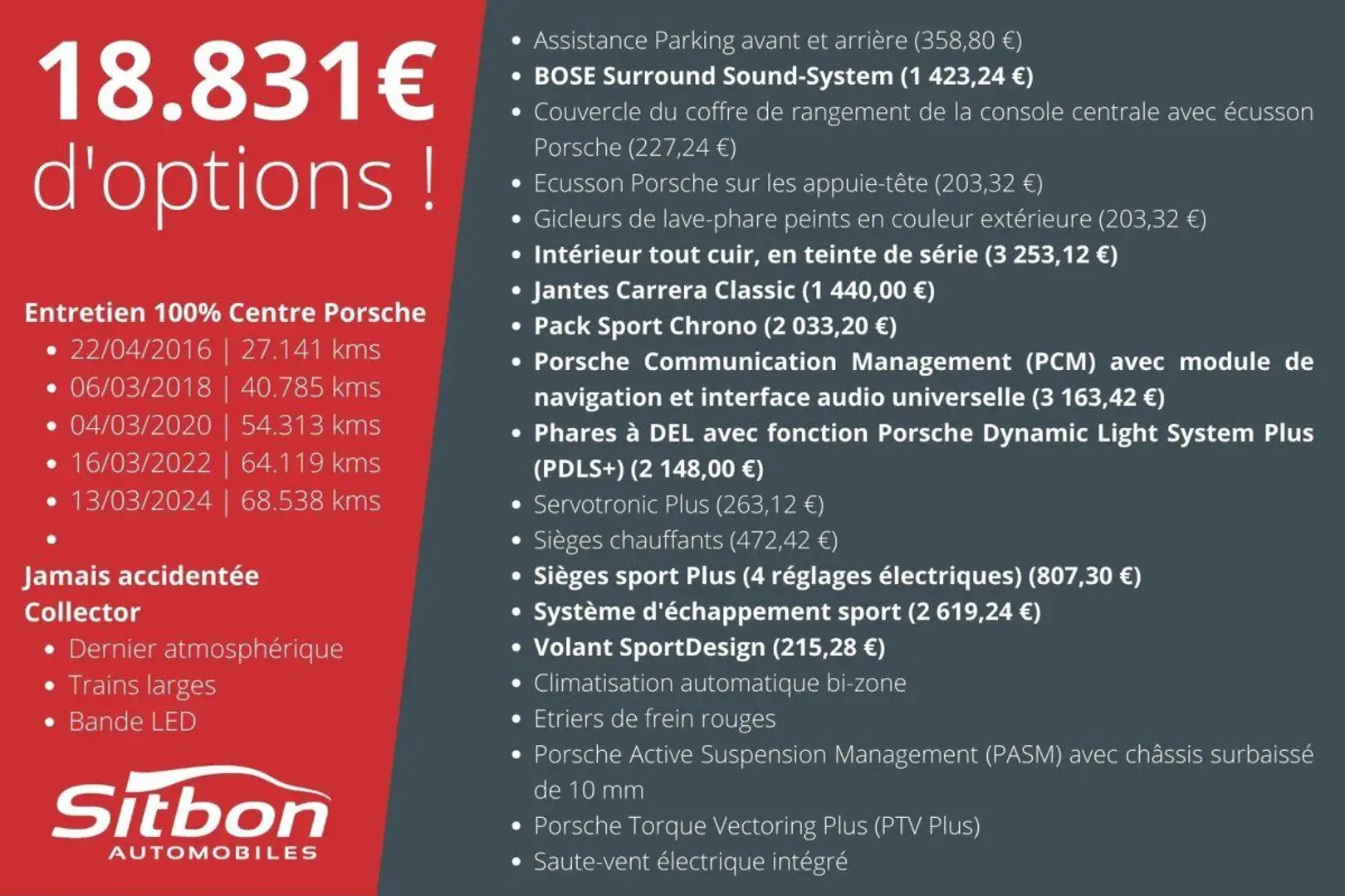 Porsche 991 991 Carrera 4S Cabriolet 3.8 400 PDK Noir - 2