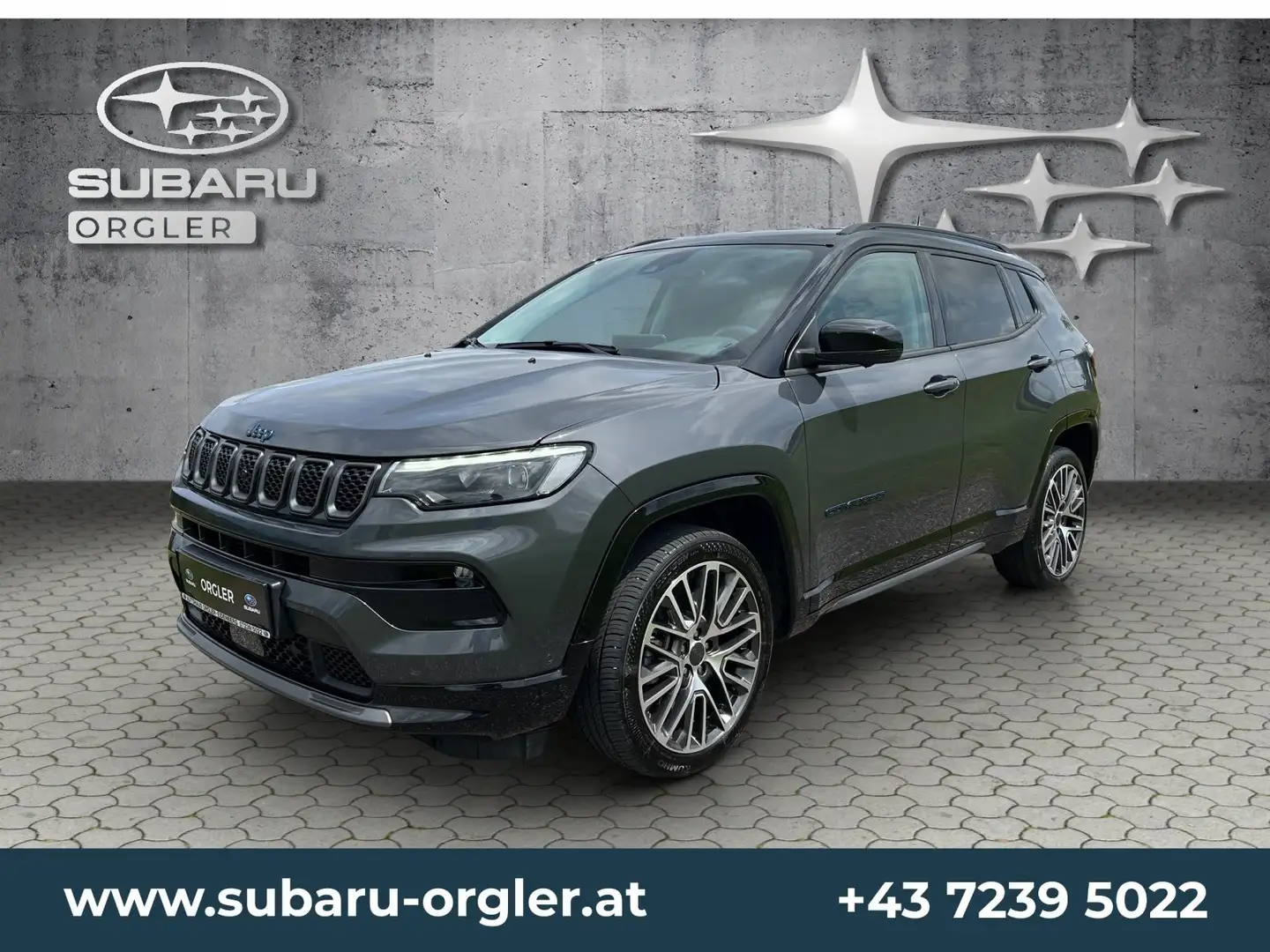 Jeep Compass 1.3 PHEV S 240 PS 4xe +AHV +Winterräder Grau - 1
