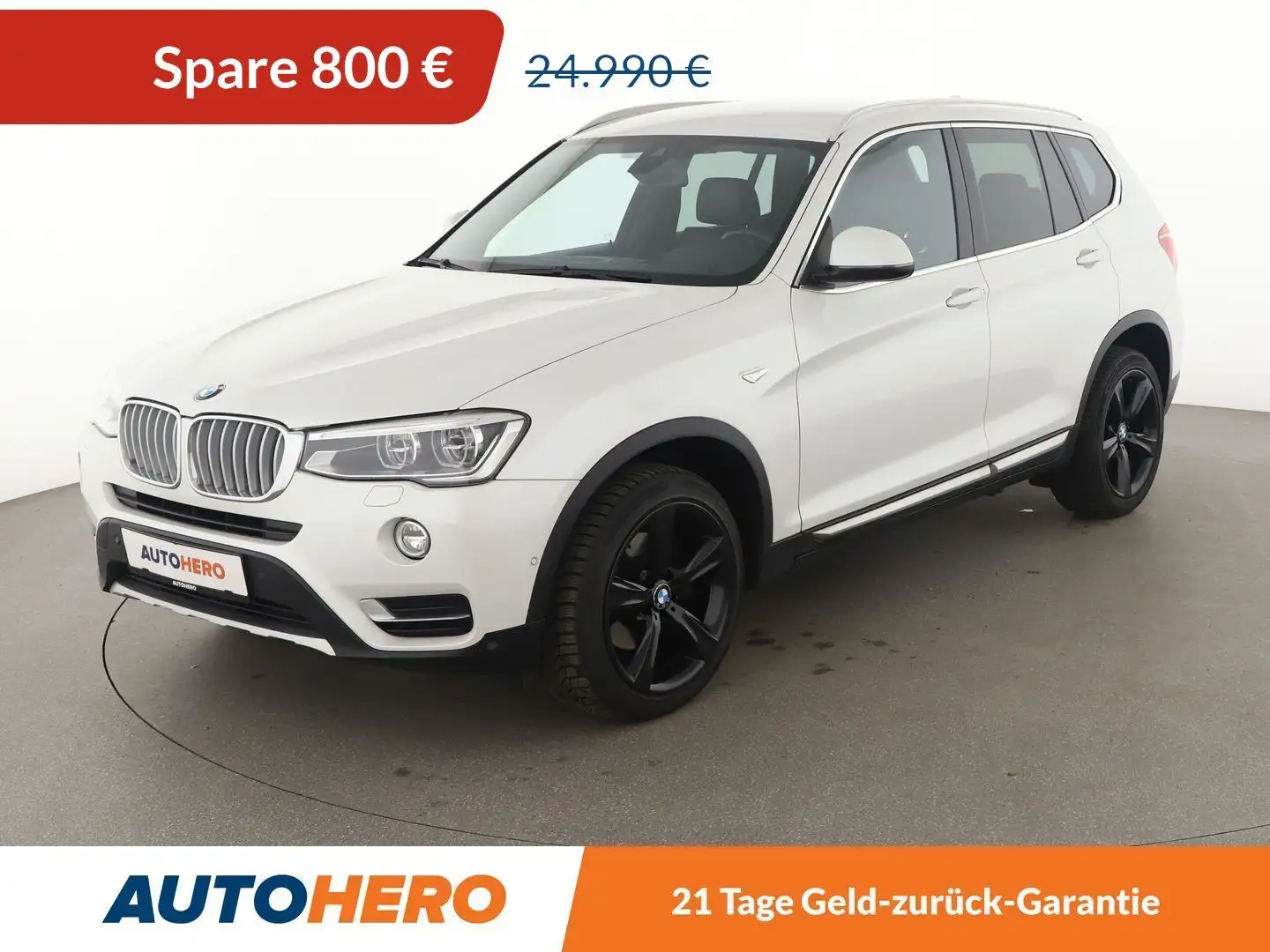 BMW X3 xDrive 20d Aut.*NAVI*HEAD-UP*LED*TEMPO*CAM*HK* Weiß - 1