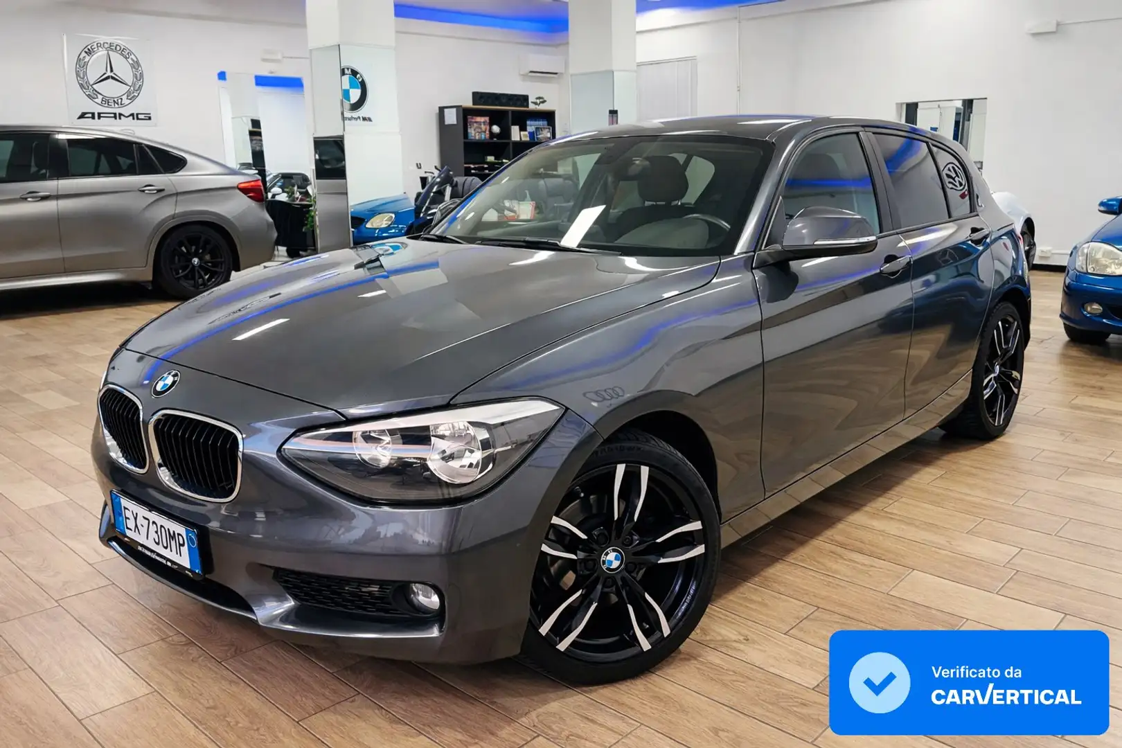 BMW 118 D 2.0 DIESEL 143 CV SPORT Gris - 1