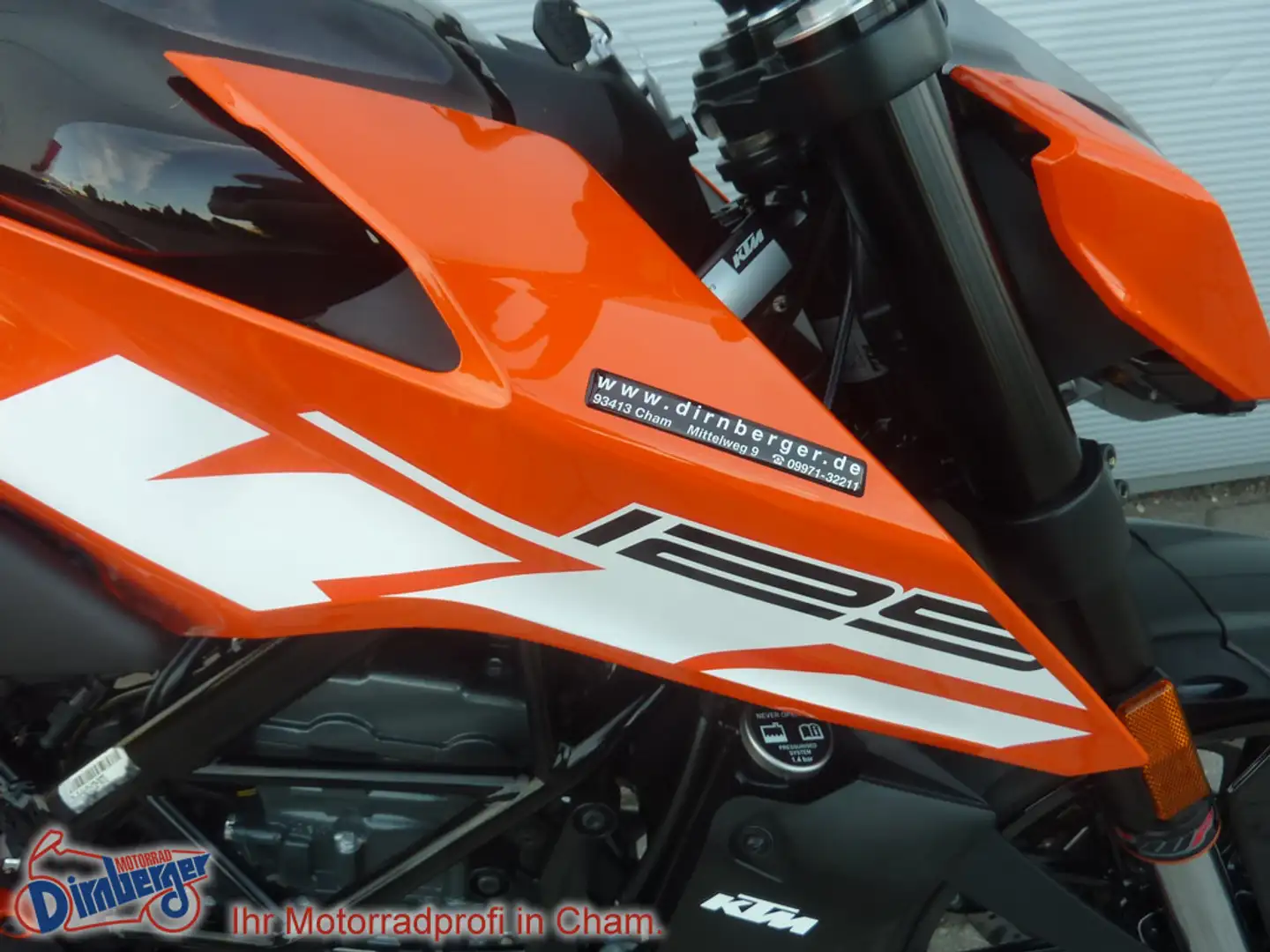 KTM 125 Duke Tieferlegung +Händlergewährleistung= Oranje - 2