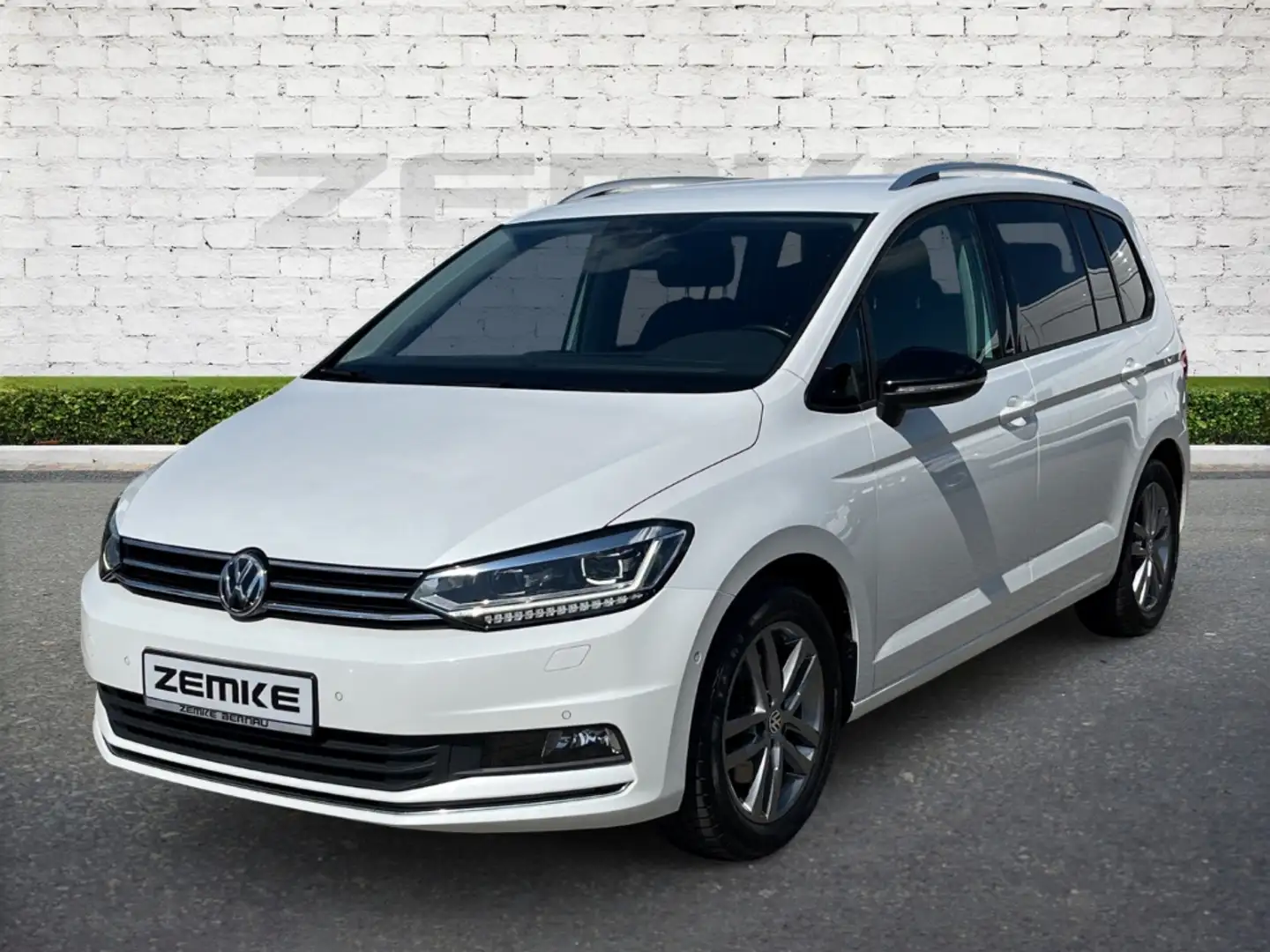 Volkswagen Touran 2.0 TDI DSG IQ.DRIVE StandHZG AHK-klappbar Navi LE Blanco - 2