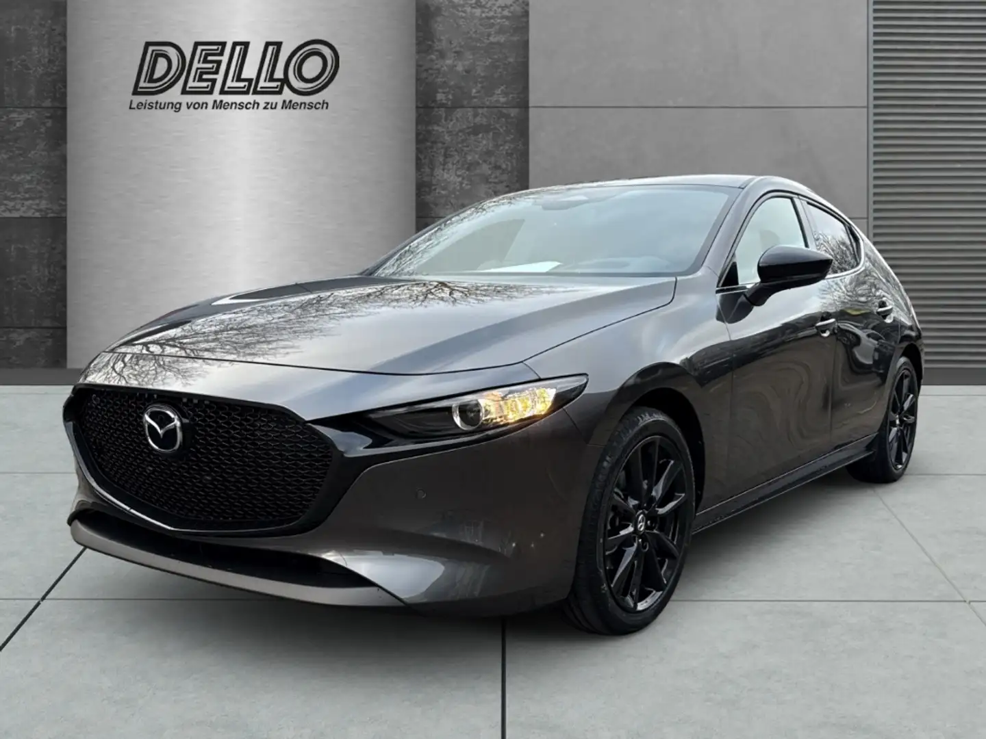 Mazda 3 2,5i Auto.Nagisa HUD Sitze Leder Alcantara Bose Me Grau - 1