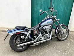 Harley-Davidson Dyna Wide Glide mavi renkli ikinci el satış