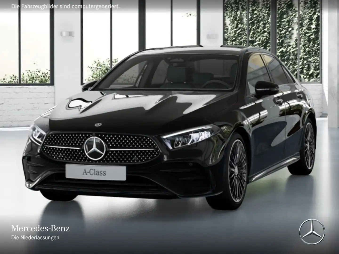 Mercedes-Benz A 250 e Lim AMG+NIGHT+PANO+360°+LED+TOTW+KEYLESS Noir - 2