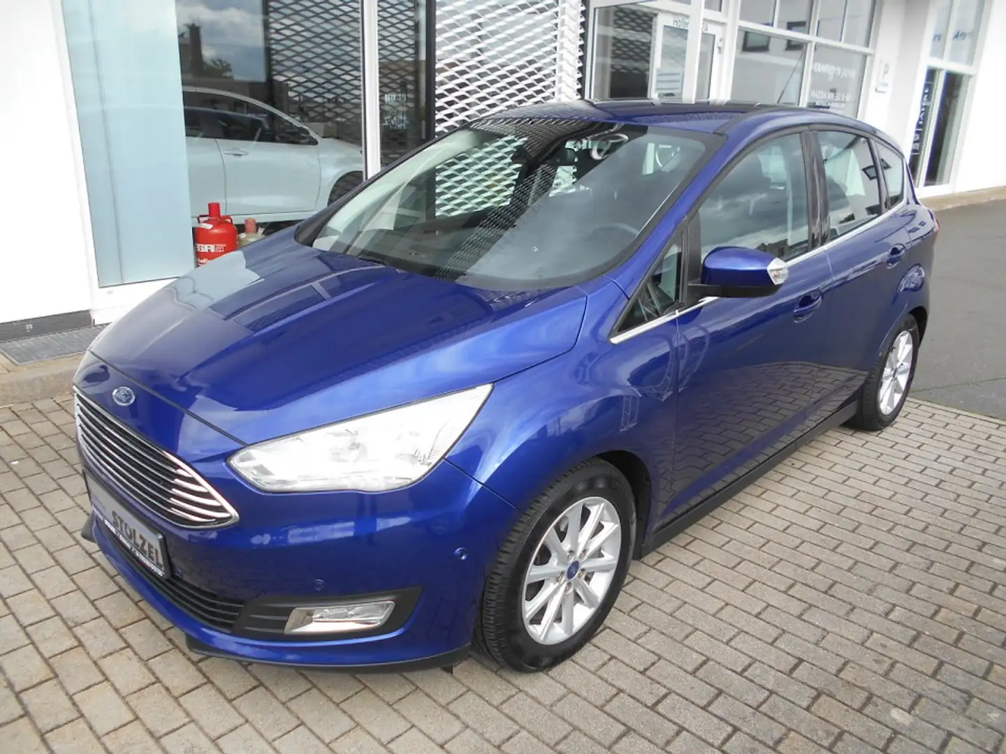 Ford C-Max TITANIUM ECOBOOST RÜKAM#NAVI#WINTER-P#GRA#AHK Bleu - 2