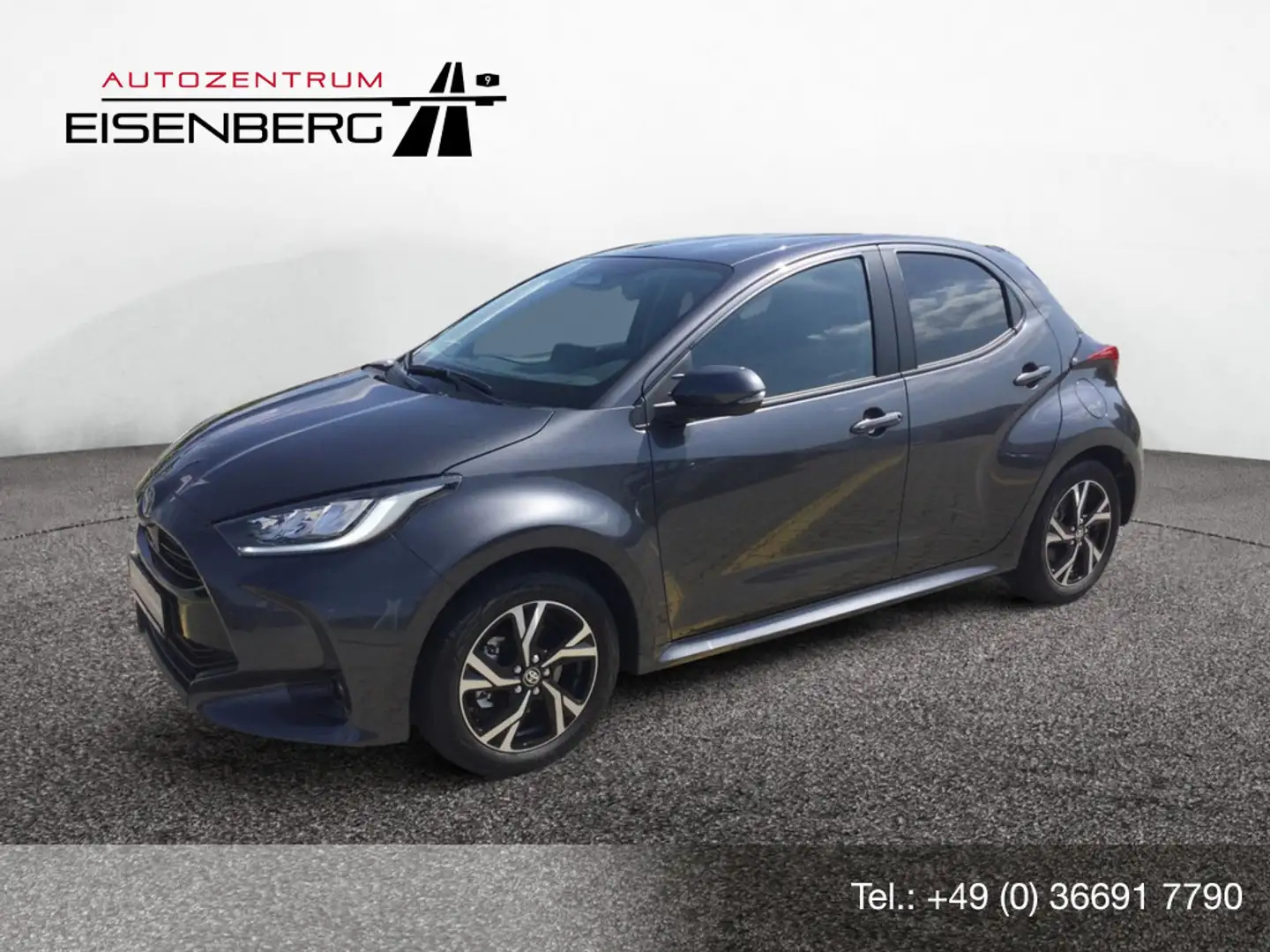 Toyota Yaris 1.5 Hybrid Team Deutschland SHZ ACC LED Gris - 1