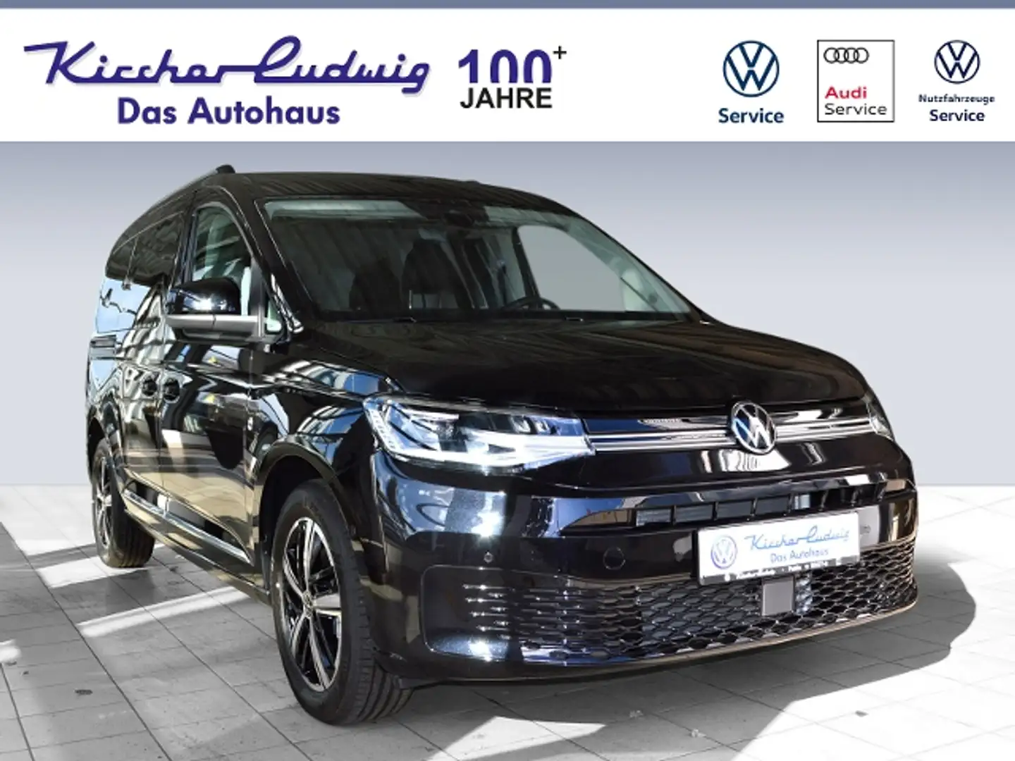 Volkswagen Caddy 1,5 TSI DSG Style LED NAVI ALU Noir - 1