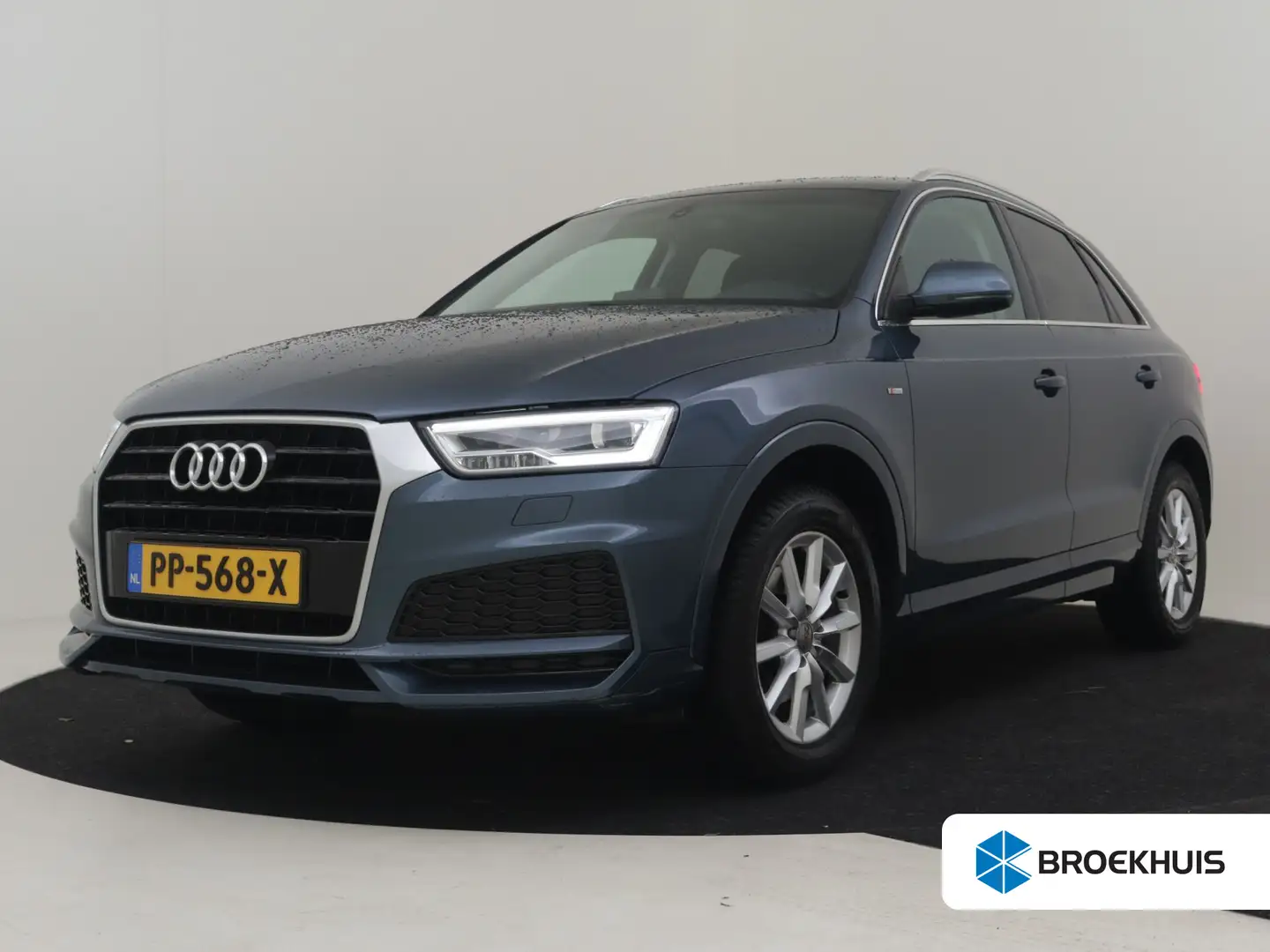 Audi Q3 1.4 TFSI CoD Sport Pro Line S 150pk/AUTO | Trekhaa Blauw - 1